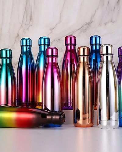 Bulk production of stainless steel cola bottles for OEM orders