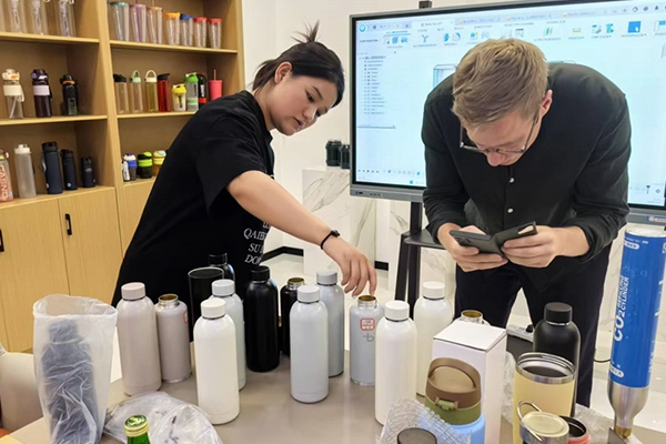Custom drinkware development services including branding packaging and product customization
