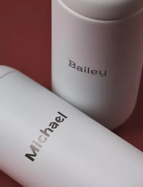 Custom logo printing on insulated 3 in 1 coffee mug for private label brands