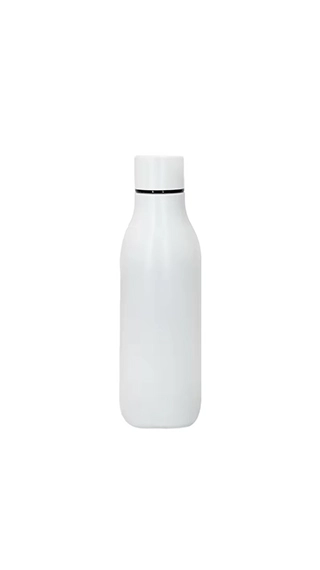White double wall stainless steel insulated bottle for custom branding