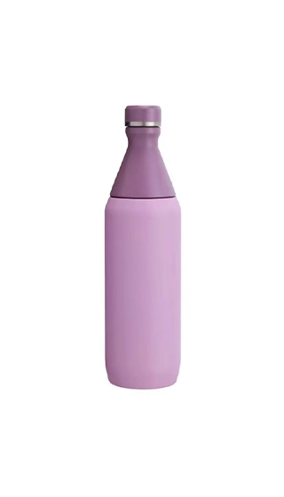 Lilac purple slim insulated water bottle available in stock for wholesale and bulk orders
