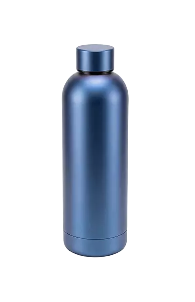 custom insulated stainless steel water bottle matte frosted powder coated finish