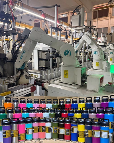 OEM insulated water bottle manufacturer production and quality control