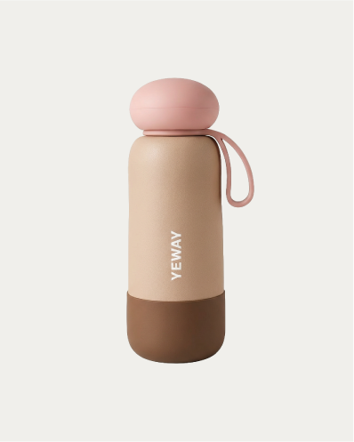 OEM YW-02 pebble lid design vacuum insulated flask, custom private label thermal bottle factory.