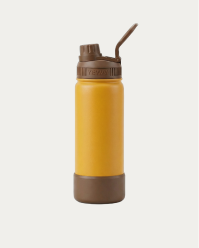 Bulk YW-03 outdoor wide mouth insulated canteen, rugged powder coated water bottle supplier.