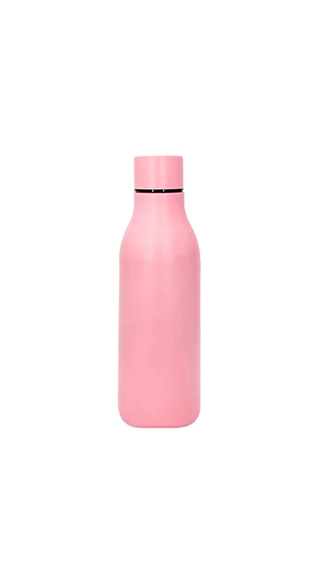 Pink reusable insulated metal water bottle for wholesale collections
