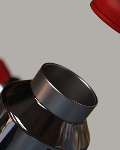 Threadless drinking rim stainless steel sports water bottle for smooth sipping