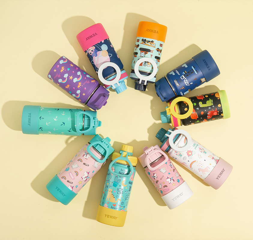 YEWAY automated manufacturing facility for wholesale kids stainless steel water bottles