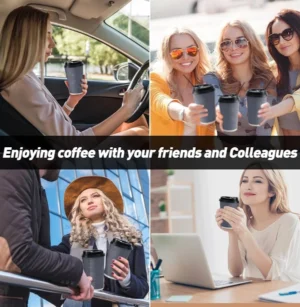 Coffee tumblers with 12-hour heat retention preserve latte flavor during commutes