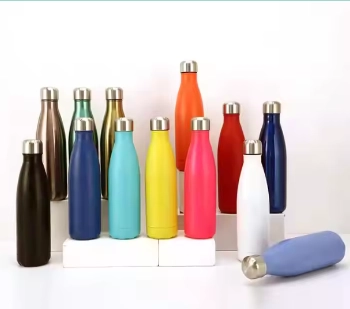 Custom Water Bottle Metallic finishes