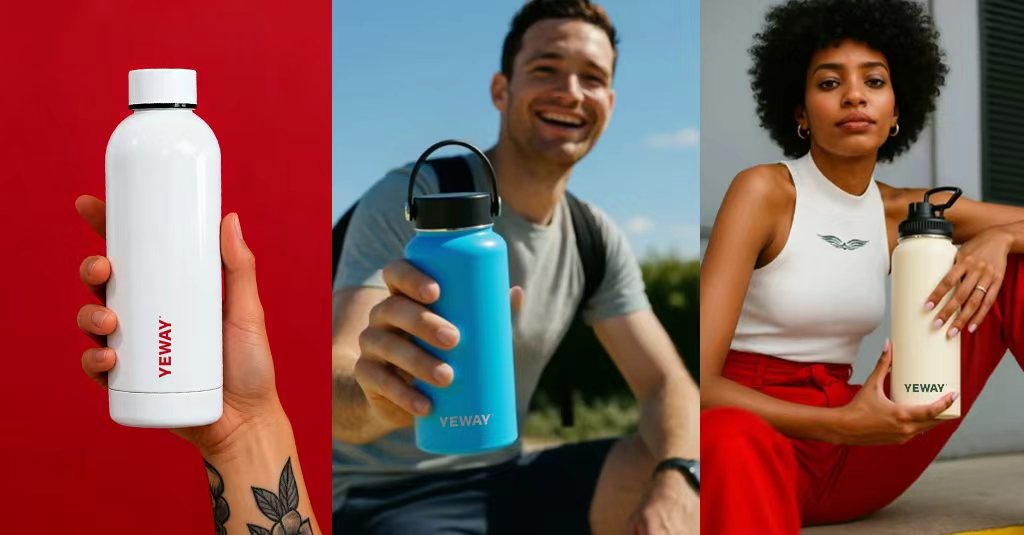 Custom Logo Stainless Steel Water Bottles