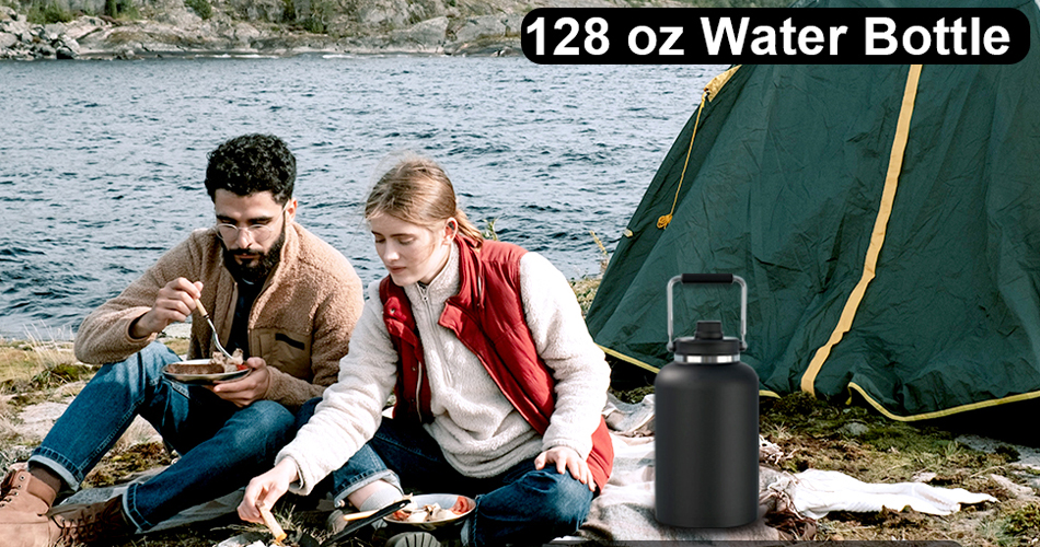 1 gallon stainless steel water bottle