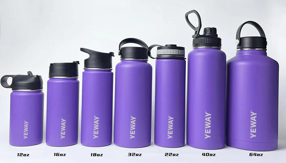 32oz 64oz 1 gallon stainless steel water bottle
