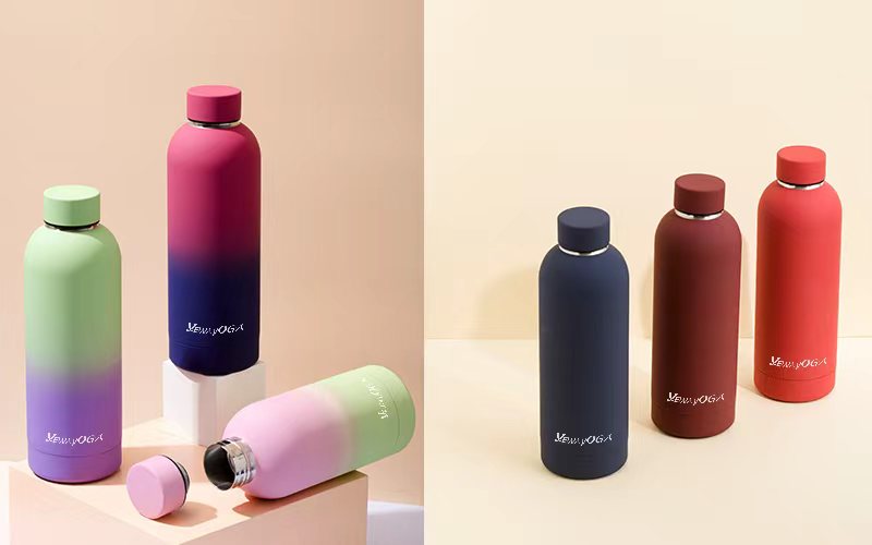 Colored Stainless Steel Water Bottle Series