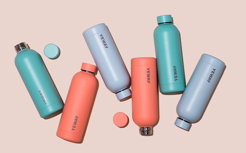 Matte Stainless Steel Water Bottle