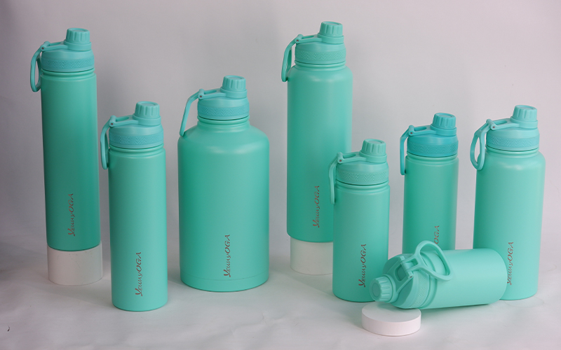 Powder Coated Stainless Steel Water Bottle