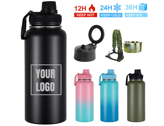 Wide Mouth Stainless Steel Water Bottle Customization options