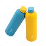 Yeway Custom Top Seller 2024 Small Mouth Custom Logo Double Wall Stainless Steel Sport Water Bottles Bamboo Lid With Handle
