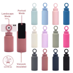 Wide Mouth Stainless Steel Water Bottle with Straw | Hot & Cold Retention 24H