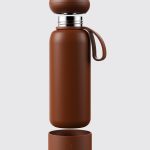 Stainless Steel Tumbler Custom Logo Insulated Mug Powder Coated Matte Finish Promotional Tumbler