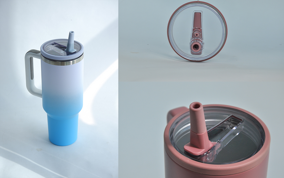 40 oz tumbler with Straw Lid