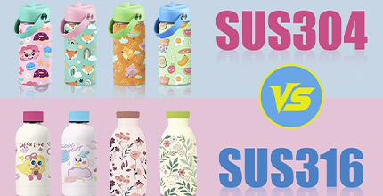 304 vs 316 Stainless Steel Kids Water Bottle