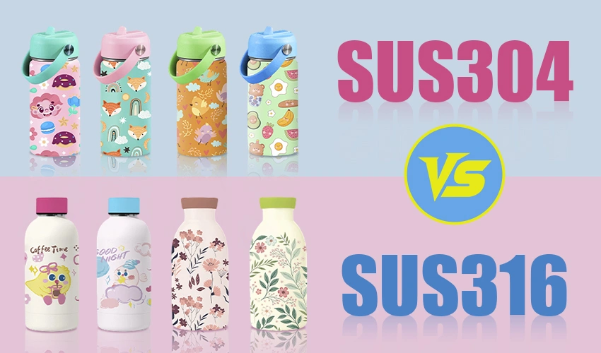 304 vs 316 Stainless Steel Kids Water Bottle