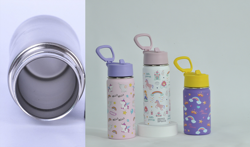 Electrolytic Polished Stainless Steel kids water bottle