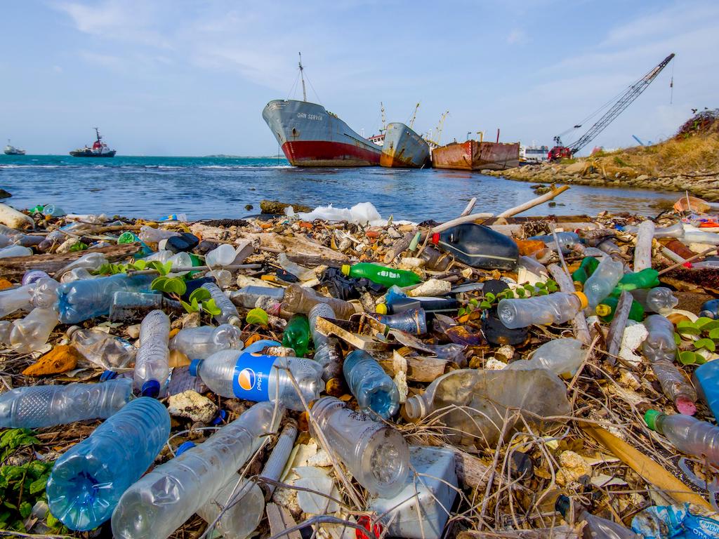 Millions of tons of plastic bottles are discarded annually