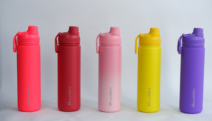 Minimalist Style Custom Logo Engraving Adult Stainless Steel Water Bottles