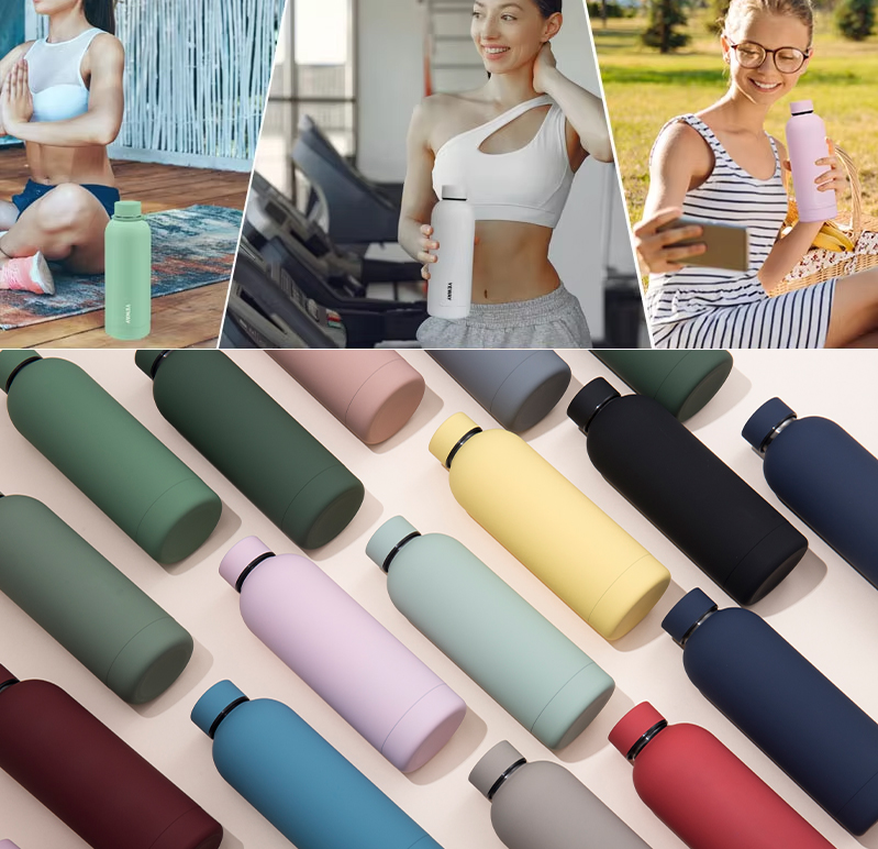 gym travel corporate gifts stainless steel water bottles