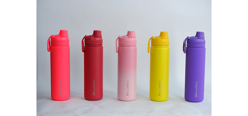 Custom matte stainless steel water bottles