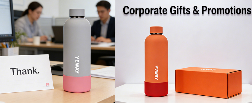 Stainless Steel Water Bottles for Corporate Gifts Promotions