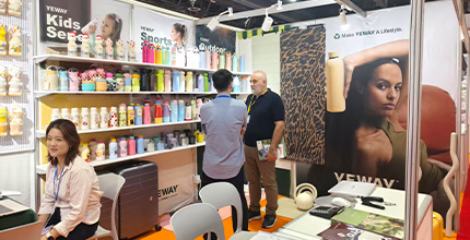YEWAY at Dubai Expo 7I 107: Feedback-Driven Bottle InnovationDay 1 Insights from China's Expert Manufacturer on Custom Drinkware Trends
