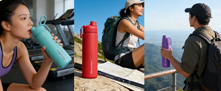 stainless steel water bottles for gym travel outdoor