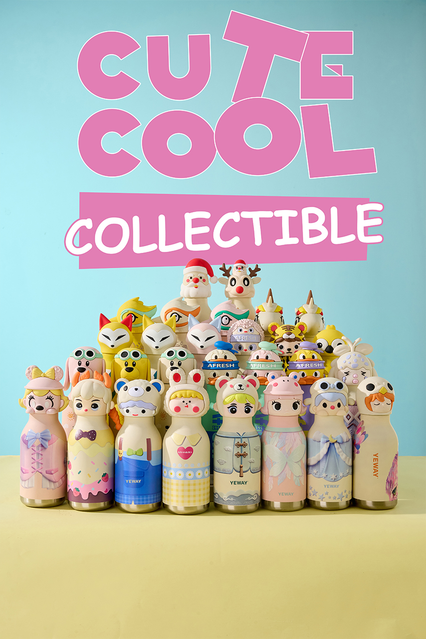 Wholesale 3D animal head water bottles collection 2025 trend