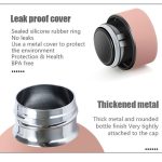 100% Leak-Proof Screw Cap and Food-Grade 304 Stainless Steel Mouth