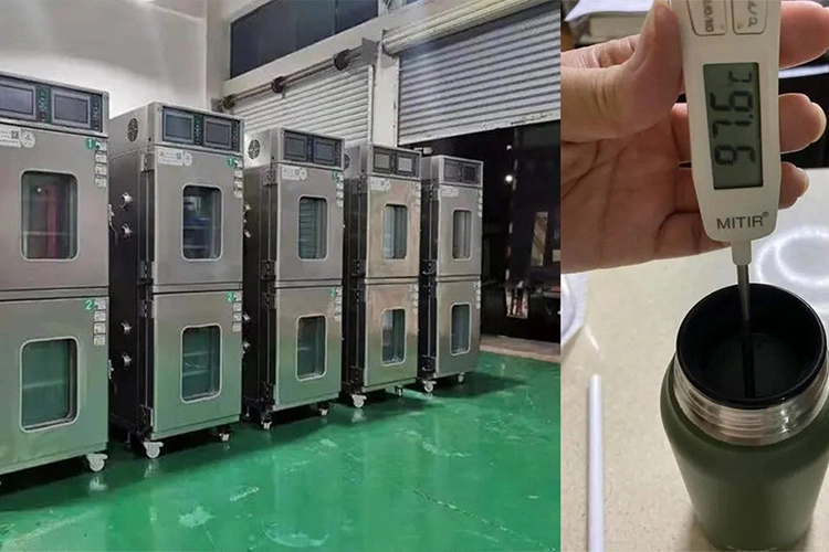 Rigorous heat retention testing for bulk stainless steel water bottle manufacturing