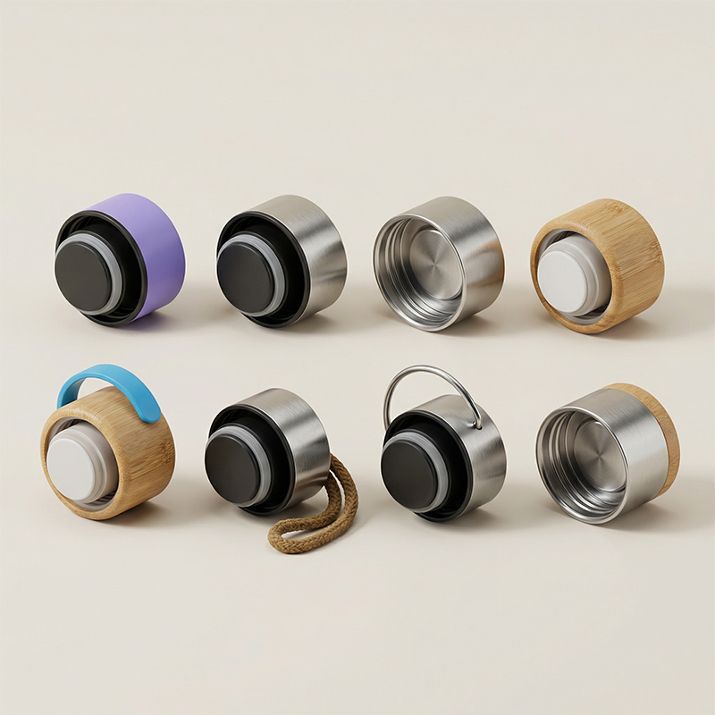 Wholesale 8-style universal lids for narrow mouth bottles; bespoke manufacturer of replacement caps.