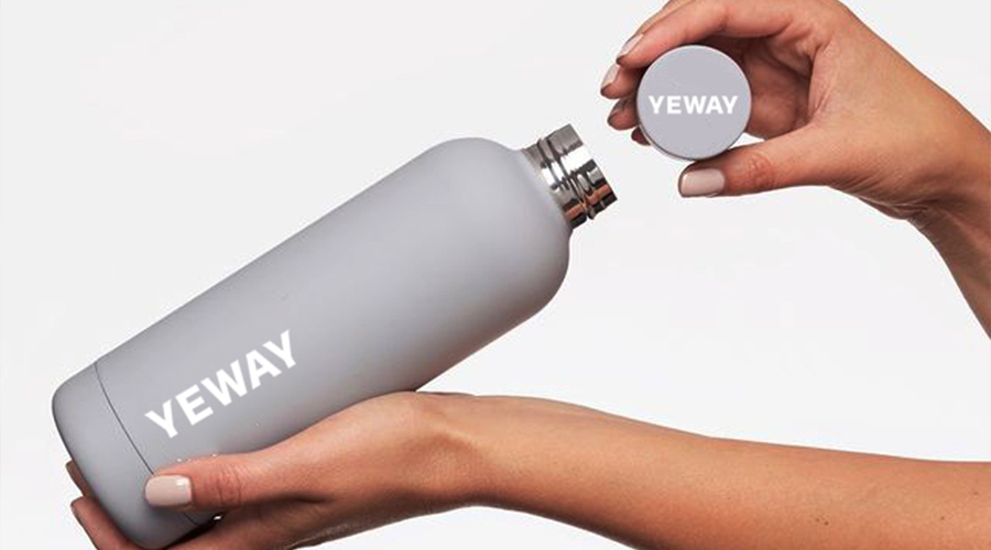 screen printed logos on stainless steel water bottles