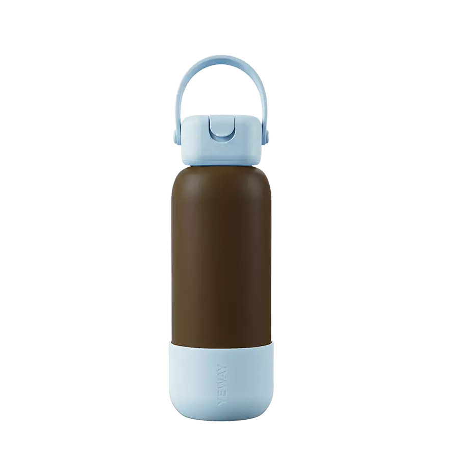 minimal stainless steel water bottle with handle OEM manufacturer 30 colors stock