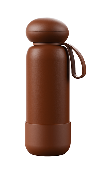 Beige Sand Eco-friendly Travel Bottle - Sustainable Pebble Cap Design Wholesale