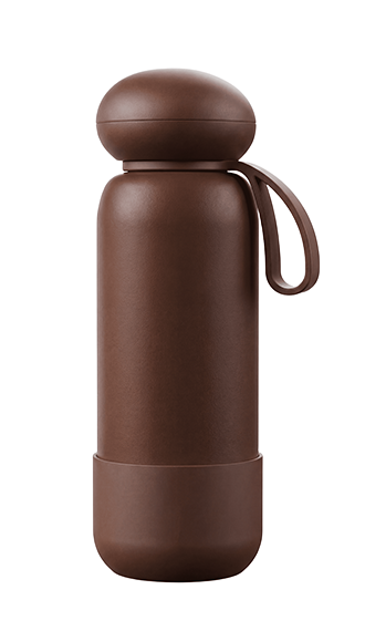 Cool Grey Professional Office Flask - Architect Style Minimalist Vacuum Bottle