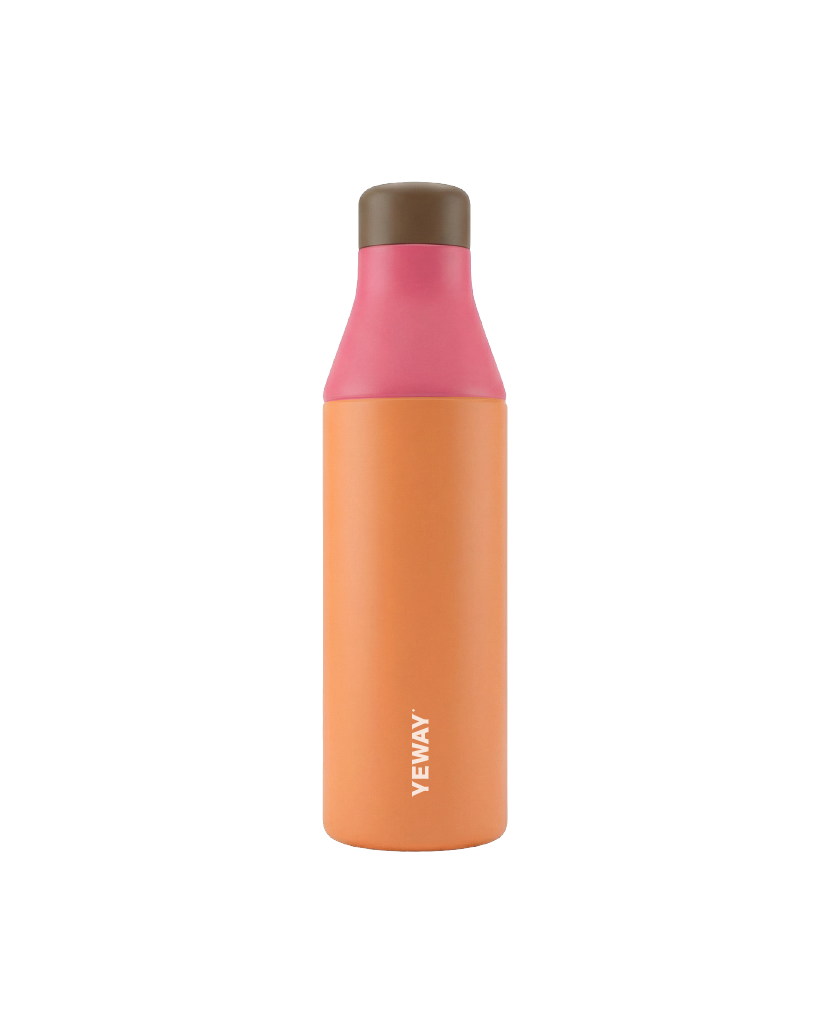 slim insulated stainless steel water bottle YW-06 eco friendly