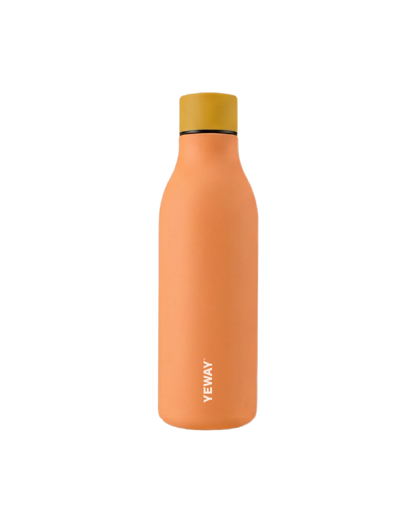 leak proof screw top insulated stainless steel flask YW-09 camping bottle