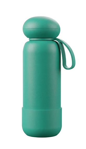 Midnight Pink 1224C Fashion Bottle - Minimalist Silhouette for Urban Commuters