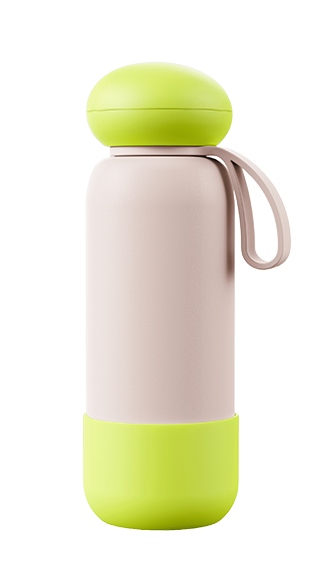 Oat Milk Color Insulated Bottle - Aesthetic Daily Commute Drinkware Wholesale