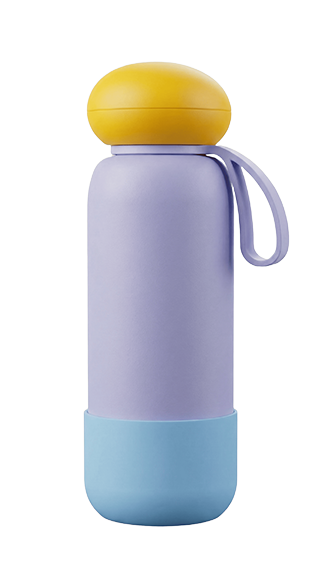 Sky Blue Lightweight Travel Bottle - Easy-carry Pebble Cap for Daily Life