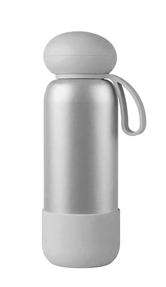 Steel Blue Tech-Minimalist Bottle - Durable Stainless Steel for Daily Office Use