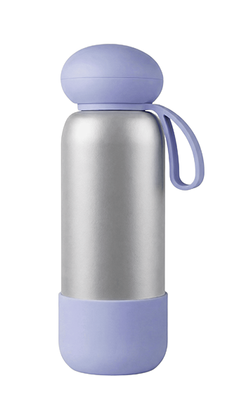 Terracotta 7612C Artistic Flask - Earthy Tone Pebble Cap Bottle for Importers